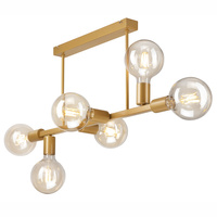 ASTRID 6xE27 Gold Glamour Deckenleuchte LM-6.146 Lamkur