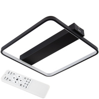 Kronleuchter LED-Deckenleuchte Galax 40W schwarz + Fernbedienung