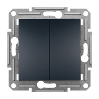 Zweipoliger Kerzenlichtschalter ohne Rahmen Einbau SCHNEIDER ASFORA