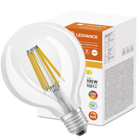 Globe E27 G95 LED Lampen 11W = 100W 1521lm 4000K Neutral 300° CRI90 Filament Dimmbar LEDVANCE Superior