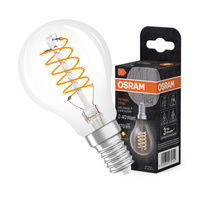 Dekorative LED-Glühbirne A45 E14 4.8W = 40W 470lm 2700K Warm 320° Glühfaden Dimmbar Vintage 1906 Osram