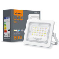 LED Fluter 20W 1800lm 5000K IP65 Weiß VIDEOX LUCA