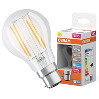 LED-Lampe A60 B22d 11W = 100W 1521lm 6500K Kalt 300° Dimmbar Retrofit Glühfaden CLASSIC Osram
