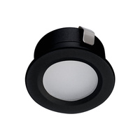 LED-Pendelleuchte 1W 30lm 3000K Warm 105° Rund Schwarz IP65 Imber Kanlux
