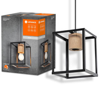 E27 Hängende Decke Lampe Schwarz Dekorative Dekoration Ledvance