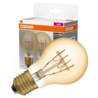 Dekorative Leuchtmittel E27 A60 4,8W = 35W 400lm 2200K Warm 320° Filament dimmbar OSRAM Vintage 1906