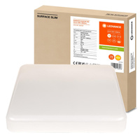 LED-Panel Deckenleuchte 35W 3680lm 3000K Warm Surface montiert Weiß 35x35cm Surface Ledvance