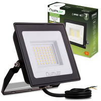 LED-Flutlicht ZUNA2 50W 4500lm 4000K IP65 Schwarz LUMILED