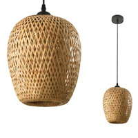 Bambus E27 Boho Bern Kobi Dekorative Hängelampe