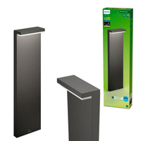 BUSTAN 3.8W 2700K warm IP44 Anthrazit PHILIPS LED Säulengartenlampe