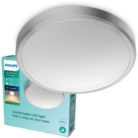 Plafond LED-Anbauleuchte DORIS 17W 2700K IP44 31cm Satin PHILIPS