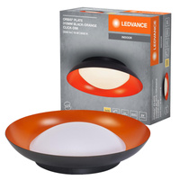 Plafond Badezimmer Deckenleuchte Anbau 19W 1000lm 3000K Warm Schwarz Gelb IP20 Dimmbar Obris Ledvance