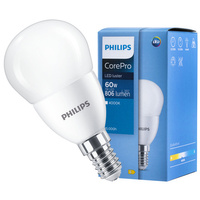 E14 LED Lampen 7W = 60W 806lm 4000K Neutral BALL PHILIPS