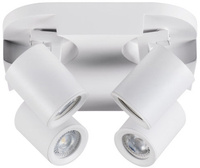 LAURIN 4xGU10Weiße Kanlux-Deckenleuchte