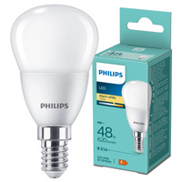 LED-Lampe E14 Ball P45 6W = 48W 620lm 2700K Warm Essential Philips