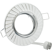 Fobos 7805 GOLDLUX (Polux) Metall-Deckeneinbauleuchte rund weiß + MR16-Fassung