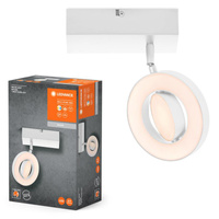 LED-Decken-Wandleuchte Wandmontage-Anbauleuchte 11W 340lm CCT Dekorativer Weißer Spot Saturn Ledvance