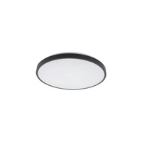 LED-Aufbau-Badezimmer-Deckenleuchte AGNES ROUND 8183 22W 4000K IP44 Schwarz Nowodvorski