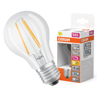 LED-Lampe A60 E27 3.4W = 40W 470lm 2700K Warm CRI90 300° Glühfaden Dimmbar SUPERSTAR PLUS CLASSIC Osram