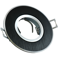 Bewegliche runde Deckenleuchte WEST OPAL Schwarz GOLDLUX (Polux)