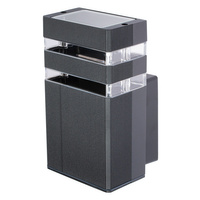 Fassade Wandleuchte INEZ Dunkelgrau GU10 ALUMINIUM IP54