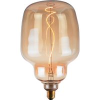 Dekorative LED Lampe E27 FILAMENT S180 4W 260lm 1800K Warm 320° DecoVintage Amber GOLDLUX (Polux)
