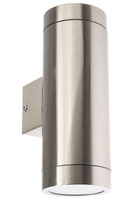 Gartenfassadenleuchte oben und unten LED QUAZAR 10 GU10 IP44 KOBI ALUMINIUM CHROM