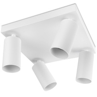 Deckenleuchte Plafond SPOT TUBA Reflektor Halogen Leuchte 4x GU10 TABULA LUMILED