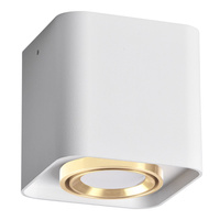 Spot GU10 weiß XENO Sanico Goldlux Anbauleuchte