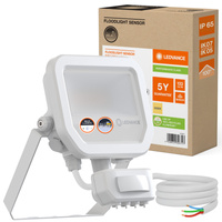 LED-Flutlicht 8W 1100lm 3000K IP65 Weiß mit Bewegungssensor LEDVANCE Flutlicht