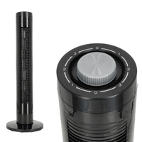 Säulenventilator Röhrenluftumwälzer Stehventilator Schwarz 45W Venlo 2 Windstar Kobi