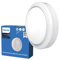 LED-Außenleuchte 15W 1400lm 4000K IP65 Hermetisch Weiß Projetline Philips
