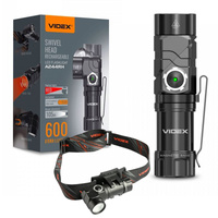 Taktische wiederaufladbare LED-Taschenlampe wasserdicht 10W 600lm 5000K A244RH VIDEX