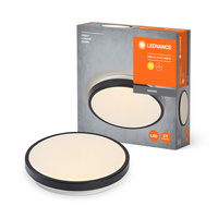 Plafond LED-Anbau-Deckenleuchte 16W 1000lm 3000K Warm Black 28cm Orbis Ledvance