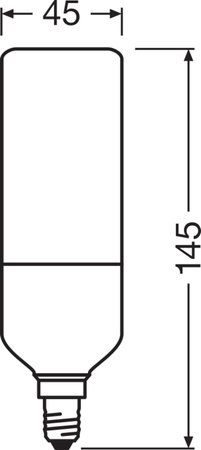LED Flame Glühbirne E14 0.5W 10lm 1500K Warm 330° OSRAM STAR FLAME