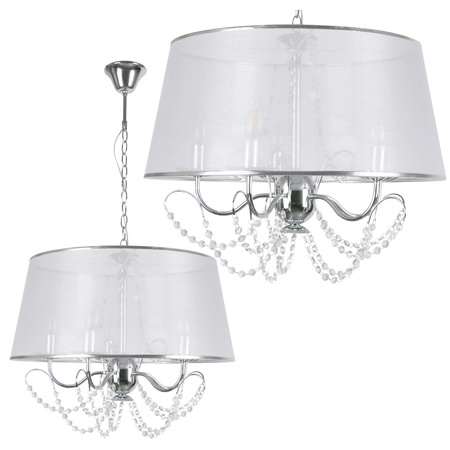 ABBAZIA Deckenpendelleuchte 5xE14 Weiß 120cm - GOLDLUX (Polux)