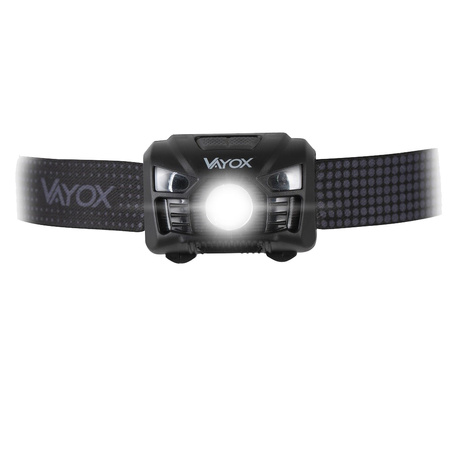 Wiederaufladbare LED-Stirnlampe mit Bewegungssensor XM-L Q5 3W VA0020 VAYOX