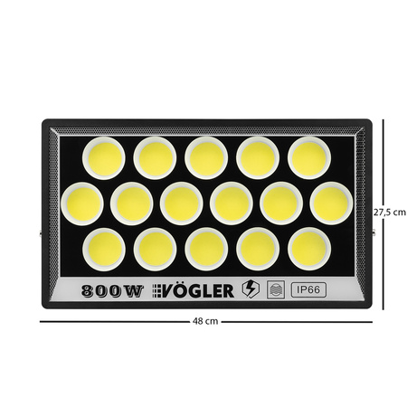 LED-Flutlicht HALOGEN 800W COB Außen Slim Spot Reflektorlampe