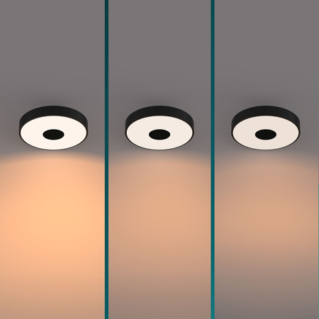 LED Plafond Deckenleuchte 24W 2700lm 2700K SceneSwitch Schwarz Coiner Philips