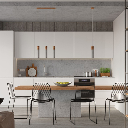 ZANE LED-Pendelleuchte 3xGU10 Grau SOLLUX