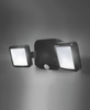LED-Flutlicht 10W 480lm 4000K IP54 Schwarz mit Bewegungsmelder LEDVANCE SPOTLIGHT Batteriebetrieb Twin