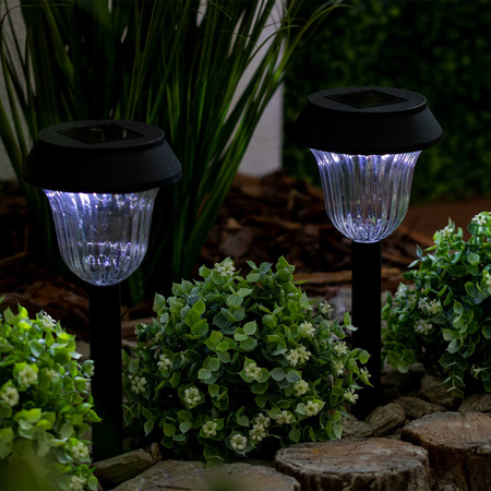 LED Solar Gartenlampe Drive 5500-6000K IP44 38cm Dämmerungssensor