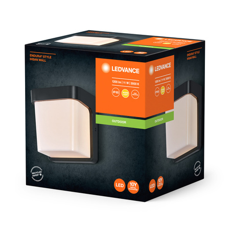 Gartenleuchte LED-Wandleuchte 11W 550lm 3000K IP65 Endura Ledvance Grau