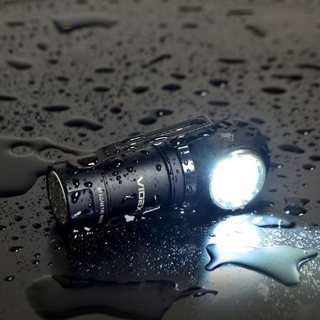 Wiederaufladbare wasserdichte LED-Kopftaschenlampe 10W 600lm 5700K A055H VIDEX