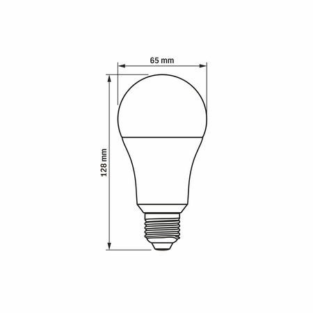 LED Lampen E27 A65 15W = 100W 1520lm 4000K Neutral 240° Videx