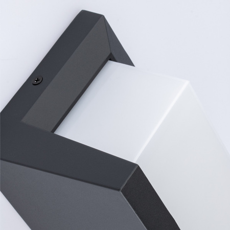 Gartenwandleuchte E27 CETUS BLACK Elevation Gartenwandleuchte mit Bewegungs- und Dämmerungssensor