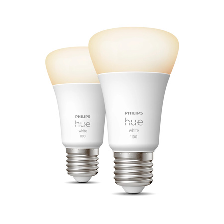 2PAK LED-Lampe E27 A60 9.5W 2700K Warm PHILIPS HUE Weiß Bluetooth Zigbee