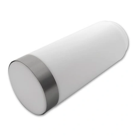 LED Garten Standing Outdoor E27 Pole Lampe mit Bewegungs- und Dämmerungssensor Silber IP44 Manila 45cm Masterled