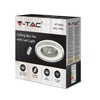 45-W-Deckenventilator mit integriertem CCT-LED-Licht und RF-Fernbedienung grauer Ring VT-5022 V-TAC