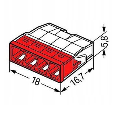 Schnellverbinder Installationsverbinder-Set Set mit 100 Teilen – 20 x 2 x 2 30 x 3 x 2 30 x 4 x 2 20 x 5 x 2 + Organizer-Koffer